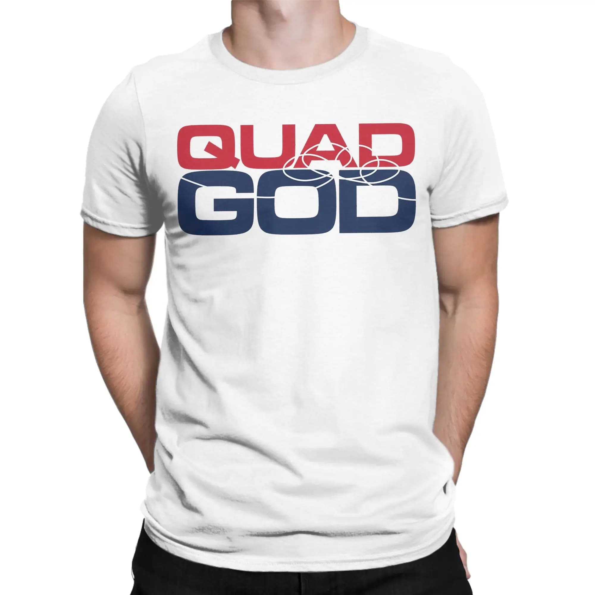 Ilia Malinin Quad God T-shirt da uomo per pattinaggio su ghiaccio, maglietta girocollo a maniche corte, 100% cotone, con stampa grafica