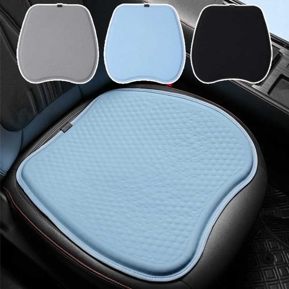 Cuscino Traspirante per Sedile Auto, Antiscivolo, Universale, in Gel a Nido d'Ape, Ventilato, Comodo, Rinfrescante per Auto, Casa e Ufficio