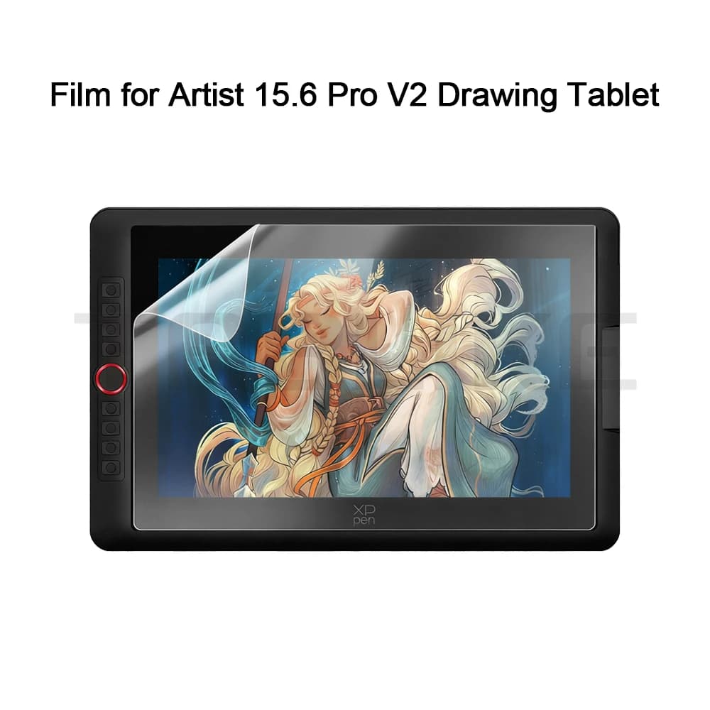 Pellicola protettiva simile alla carta compatibile con il tavoletta grafica xp-pen Artist 15.6 Pro V2, pellicola opaca/HD