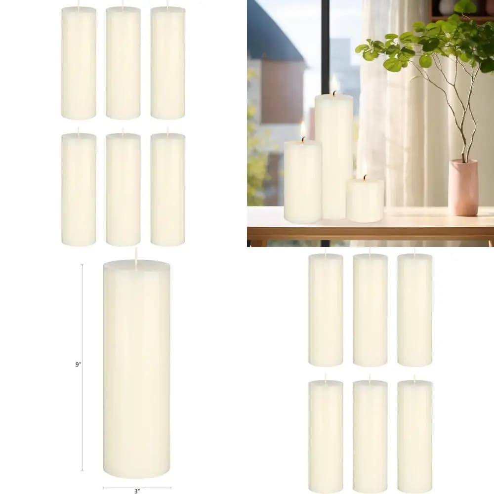 Candles in Ivory for Home, Spa, Weddings and Events
