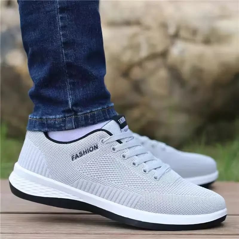 Men's shoes new summer breathable fly-woven mesh casual versatile youth running sports trendy deodorant