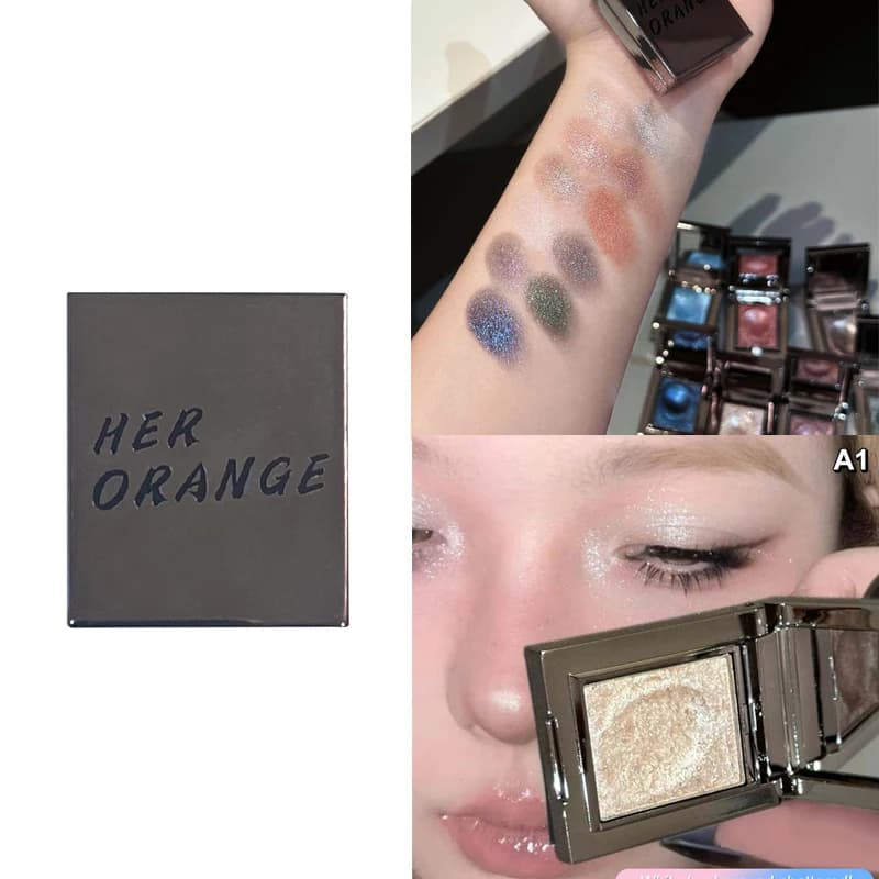Glitter perlescenti Shimmer Illuminante sotto il mastice per evidenziatore per occhi per trucco artistico Ombretto singolo
