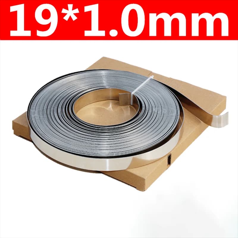 30 metri di lunghezza 304 striscia di lamina di acciaio inossidabile asta di acciaio fascetta per cavi larghezza nastro 19 mm spessore 1 mm/0,76 mm/0,6 mm/0,5 mm/0,4 mm
