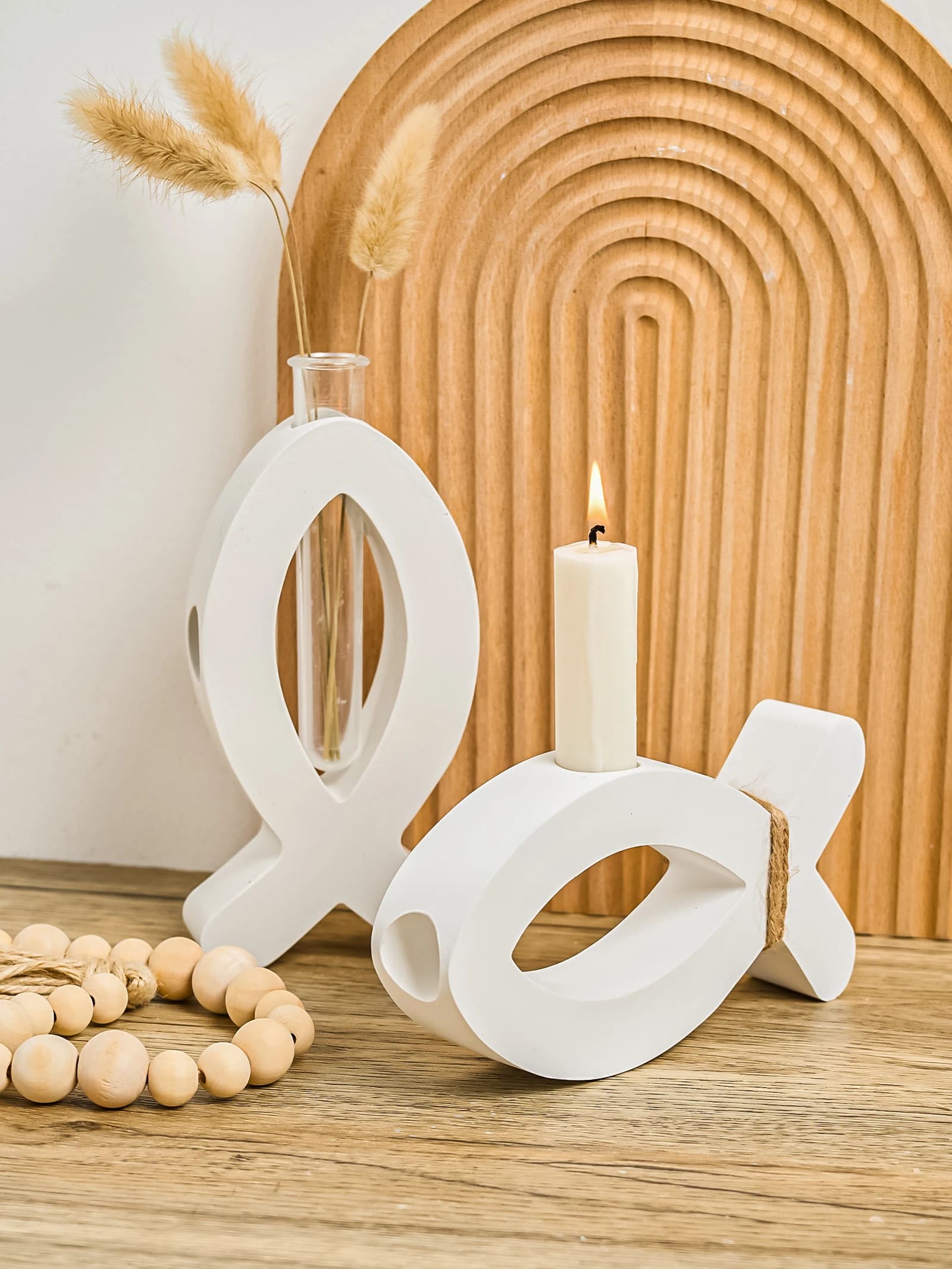 DIY Fish Shape Hydroponic Vase Silicone Mold Nordic Gypsum Candle Holder Vase Desktop Ornament Resin Crafts Molds Home Decor