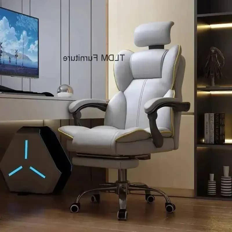 Mobili nordici moderni reclinabili Sedie da ufficio Sedia Sedia da gioco ergonomica per computer per la casa Poltrona con schienale girevole per ascensore da ufficio