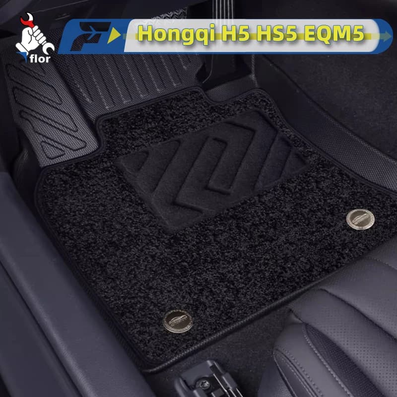 For left-hand drive Hongqi Car Mat H5 HS5 EQM5 Full surround foot pad for indoor protection