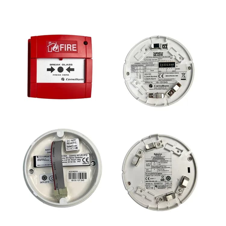 CONSILIUM_EV-P Pulsante di Allarme Manuale, Rilevatore di Fumo Impermeabile, Sistema di Allarme Antincendio