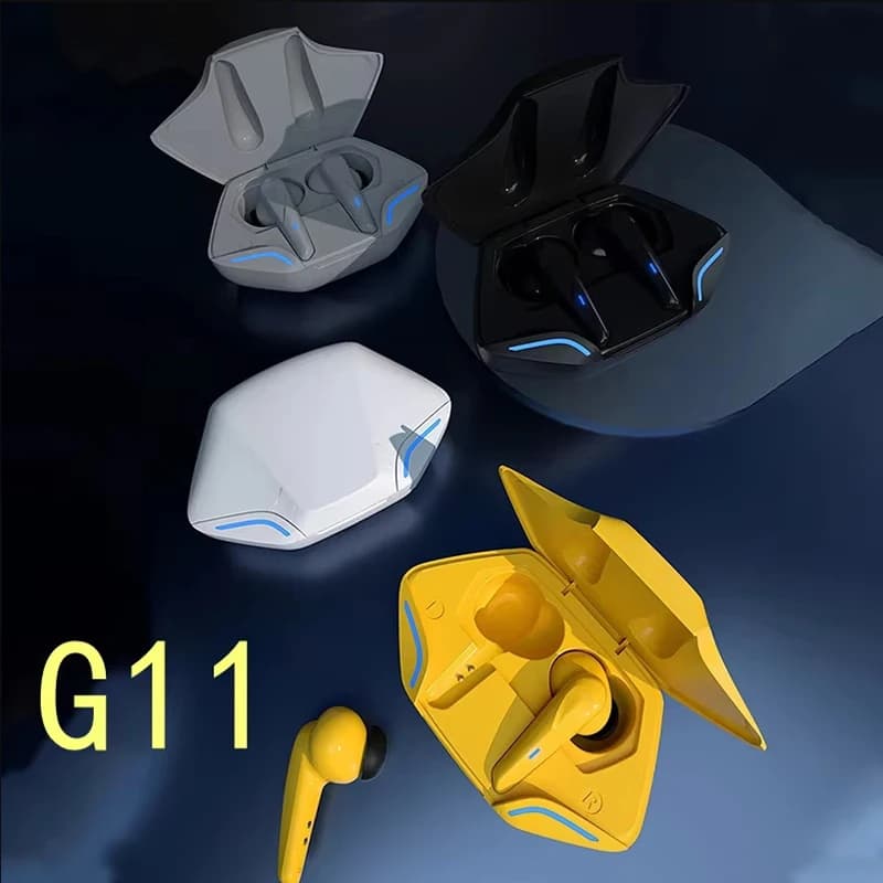 Cuffie wireless X15pro TWS per gaming, cuffie Bluetooth con microfono, riduzione del rumore, bassi ad alta fedeltà, auricolari per giocatori