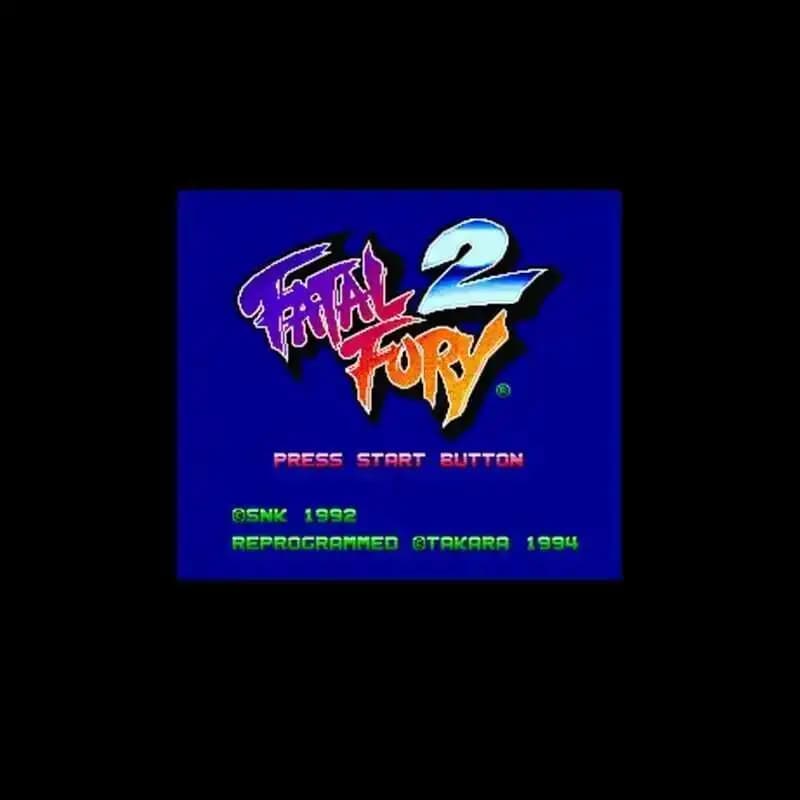 Nuovo arrivo Fatal Fury 2 NTSC 16 Bit Big Grey Gioco di carte per giocatori USA da 46 pin