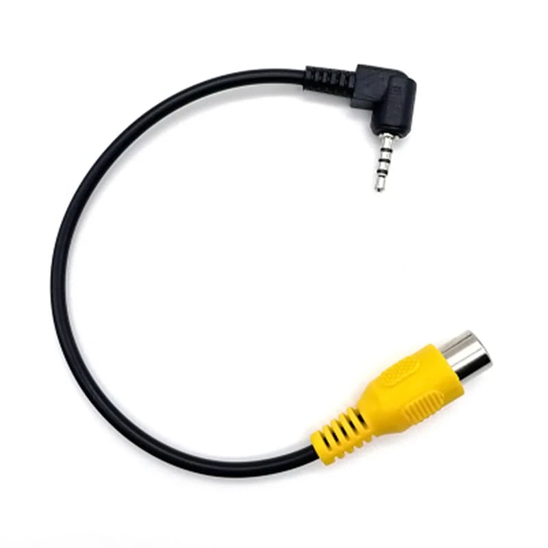 Cavo convertitore AV da RCA a 2,5 mm Telecamera per retromarcia per retromarcia per auto Cavo video per navigazione per auto Cavo di conversione per telecamera GPS