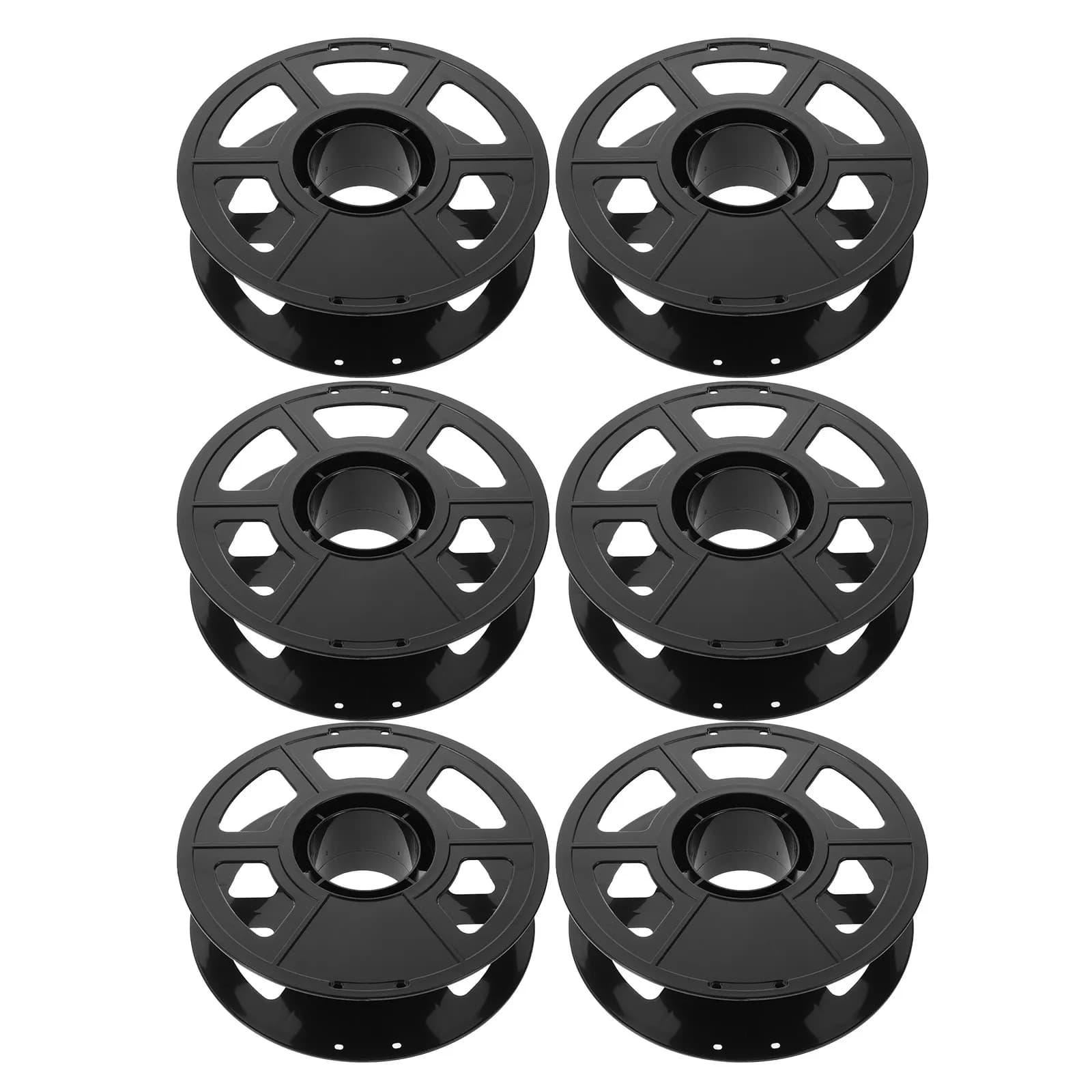 Set di 6 Supporti Riutilizzabili per Bobine di Filamento 3D, Telaio Trapezoidale Leggero in Plastica per Bobine di Filamento PLA, ABS, PETG