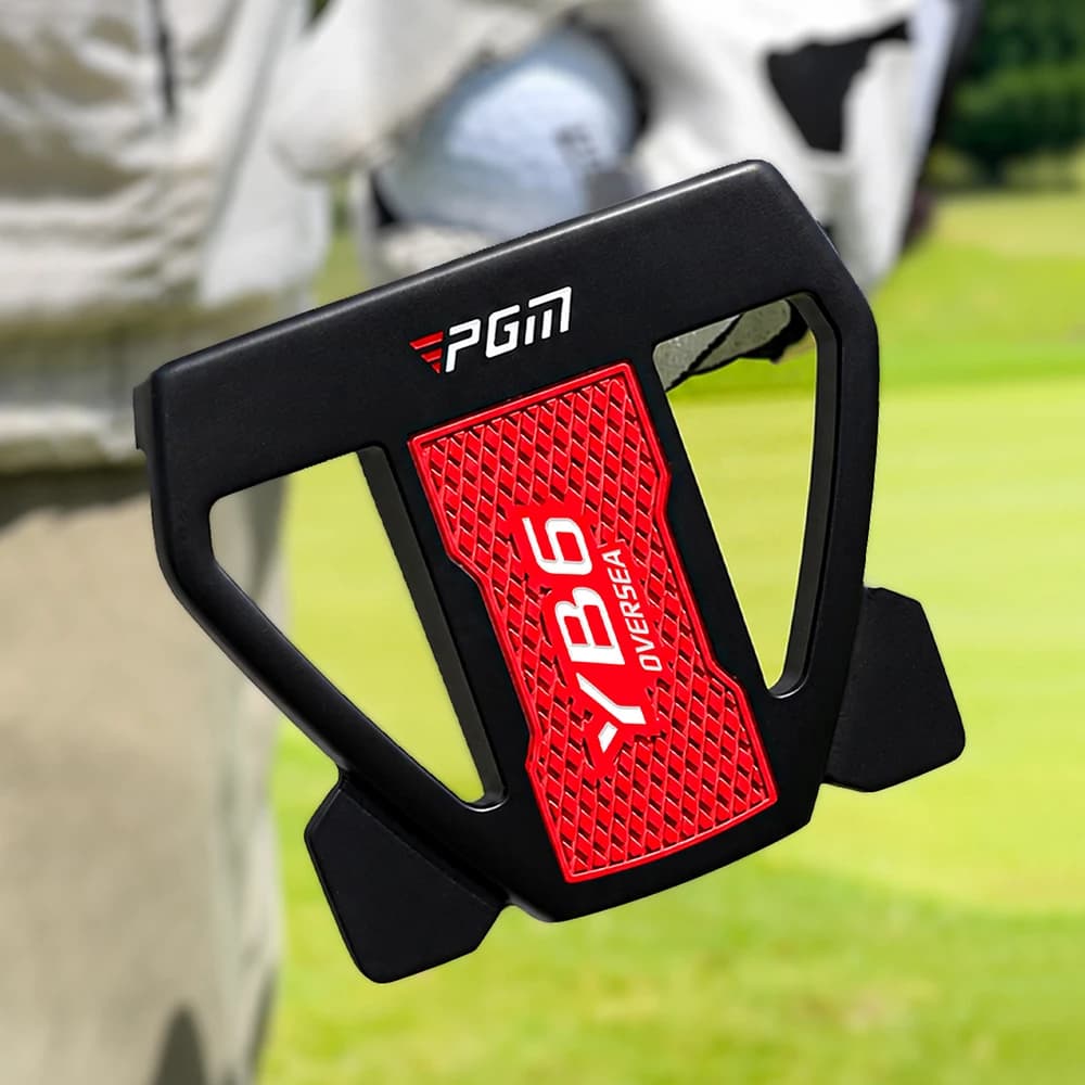 PGM Golf Putter for Men & Women, Anti-Twist Mallet, Right/Left Handed | Ball Pickup Feature, Alignment Aid