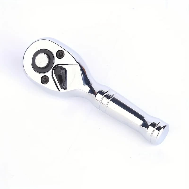 1 Short - Handle Quick Ratchet Wrench. 72 Teeth, Auto - Two - Way Socket. 3 Sizes (L/M/S). for Auto Repair.