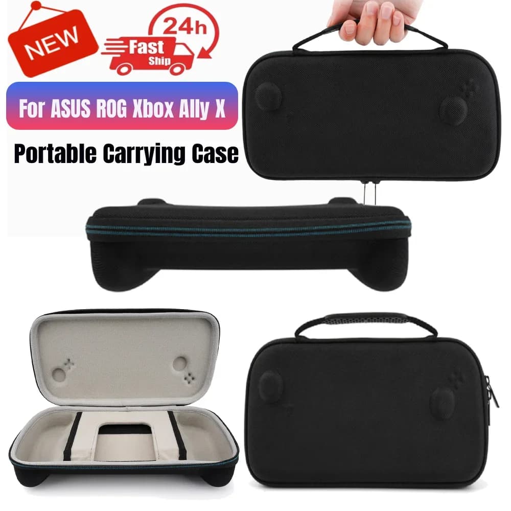 Borsa da trasporto portatile rigida per accessori console portatile ASUS ROG Xbox Ally X, custodia da viaggio impermeabile