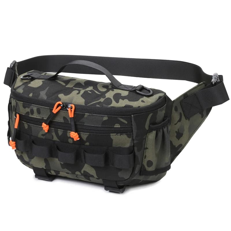 Fishing Chest Waist Bag Tactical Outdoor Travel Sports Fishing Lure Bags Hunting Camping Hiking Cycling Pack Molle Rig Pouch