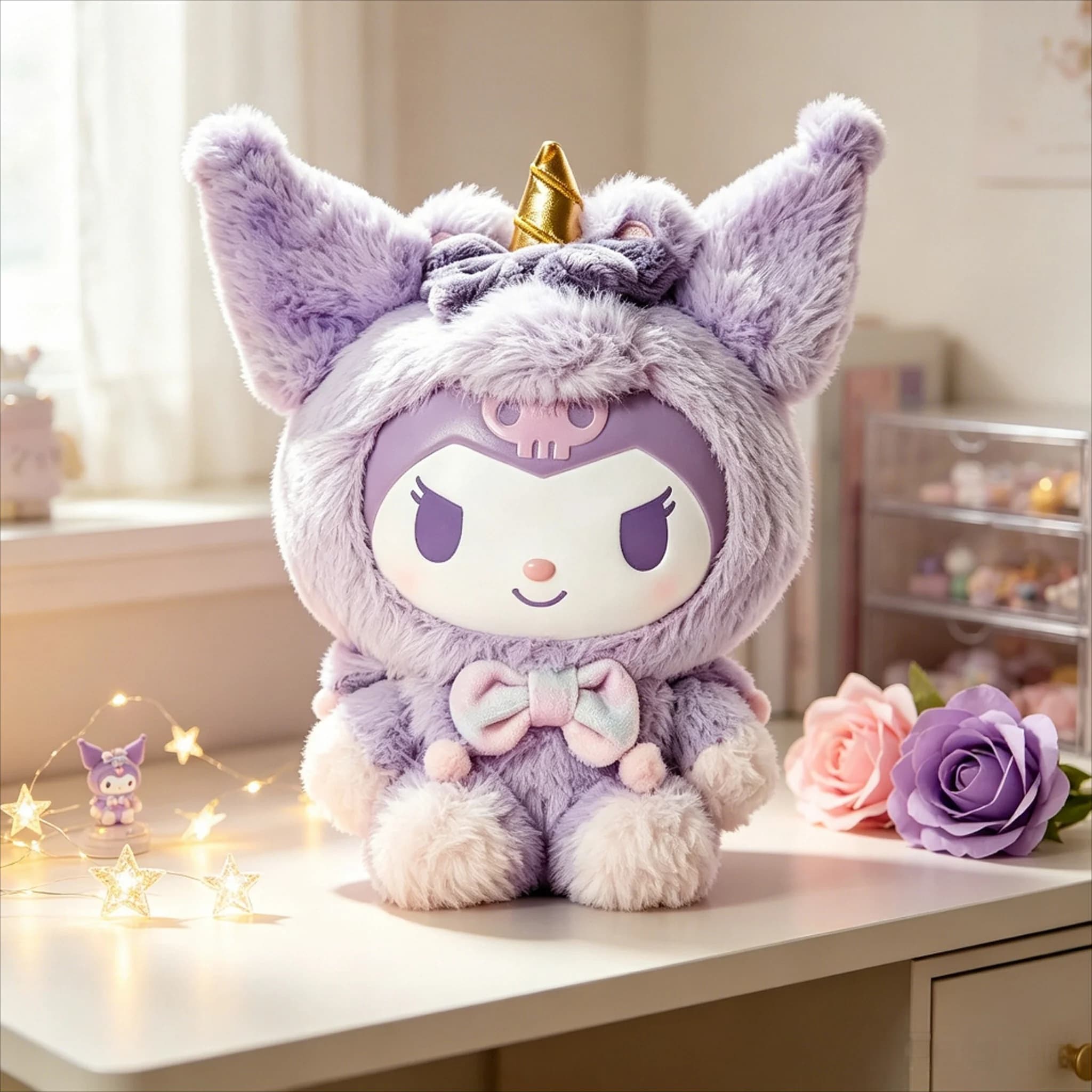 2026 New Sanrio Dream Unicorn Vinyl Plush Blind Box Hello Kitty Kuromi Bag Pendant Gift for Girls