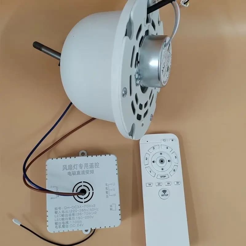 Bedroom ceiling mounted shaking fan light remote control driver variable frequency 2.4G transmitter ceiling fan light motor swit
