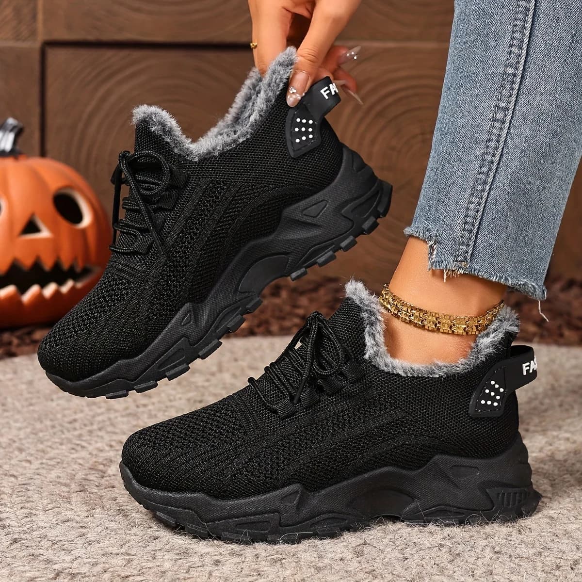 Women's Winter Shoes Lightweight and Warm, Waterproof and Anti-slip for Open and Daily Communal Walks in Cold Climate