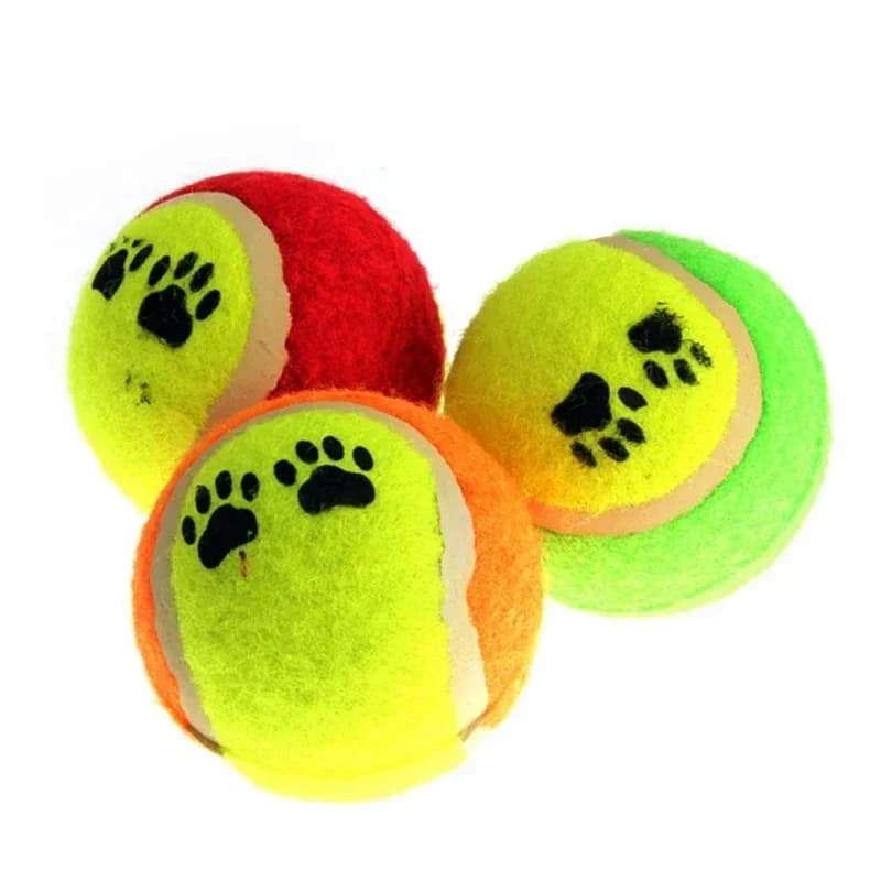 Palline per cani da tennis Giocattoli per cani Run Fetch Throw Gioca a giocattoli per cuccioli di animali domestici per addestramento del cane Forniture per animali domestici 1pz