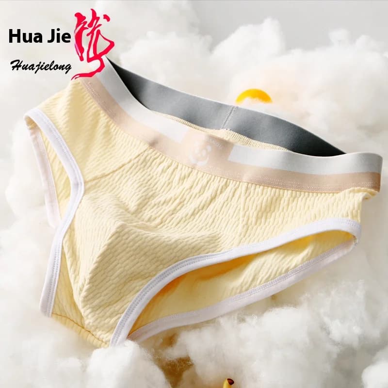 Mutandine da uomo nuove Ragazzi Biancheria intima sexy Mutandine di cotone per adolescenti Pantaloni a triangolo Pantaloncini sottili traspiranti semplici di grandi dimensioni