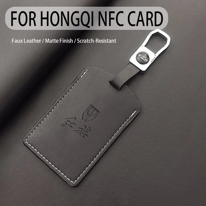 Custodia Protettiva per Chiave Auto NFC per Hongqi HS7 H9 Red Flag HS5 H7 E-HS3, Portachiavi Durevole di Lusso, Accessori Decorativi