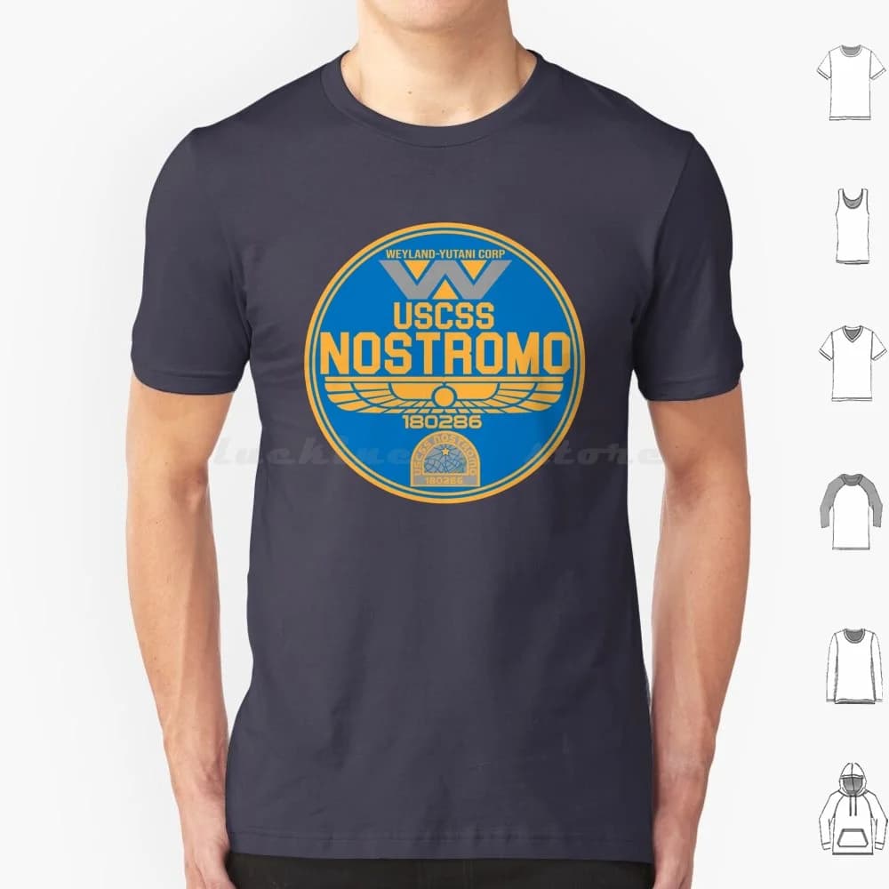 T Shirt Uomo Donna Bambini 6xl Sci Fi Geek Nerd Parodia Yutani Film anni '80 Cultura pop