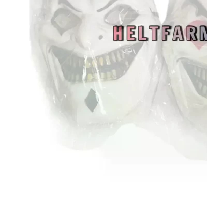 /HTF/Full Face Mask Funny Big Gold Teeth Smiling Face Mask Cool Boy Headgear Halloween Cosplay Props New