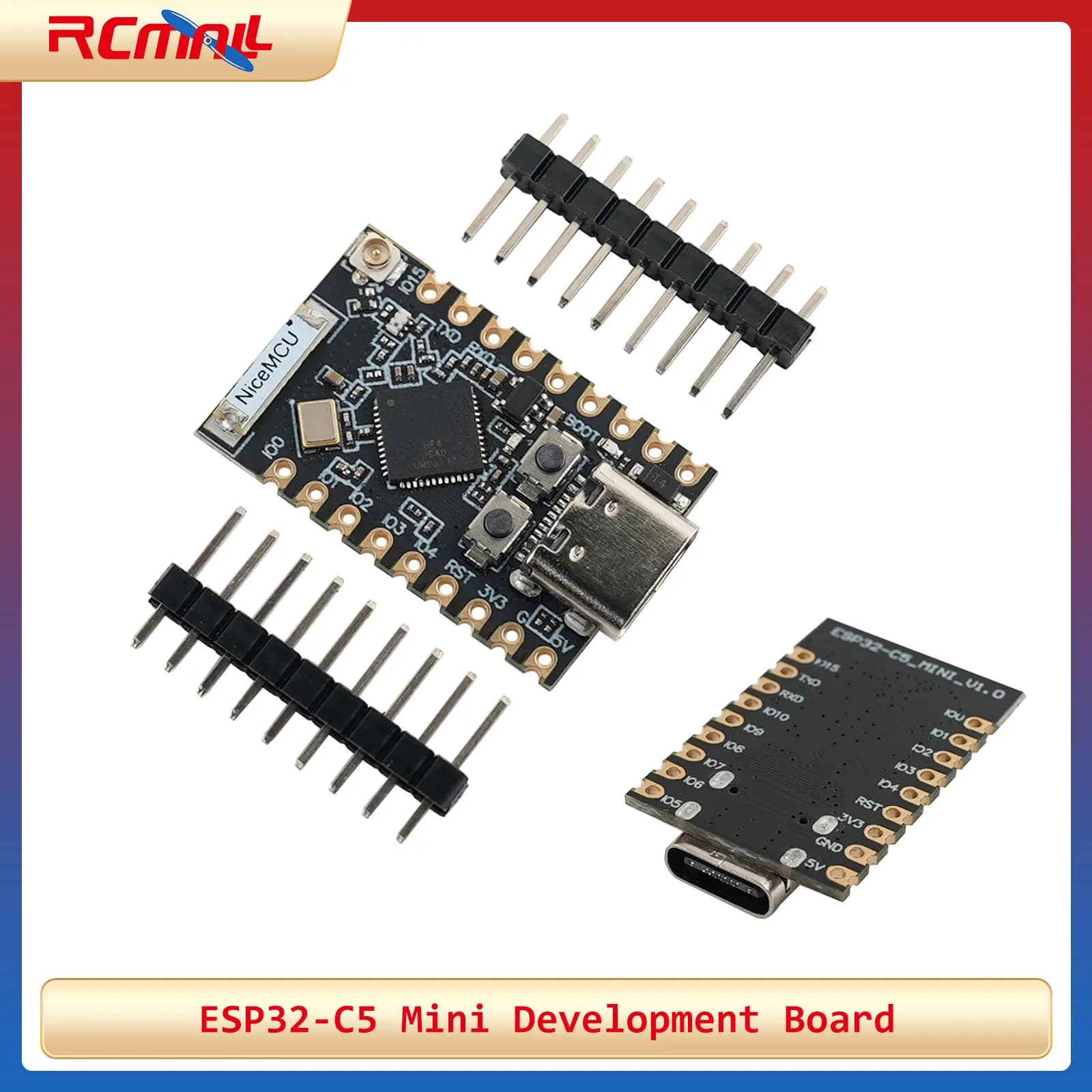 ESP32-C5 Mini Development Board ESP32 C5HF4 Core Board Supports WiFi 6 BLE 5.3 Zigbee3.0 Thread1.4 for IoT Arduino