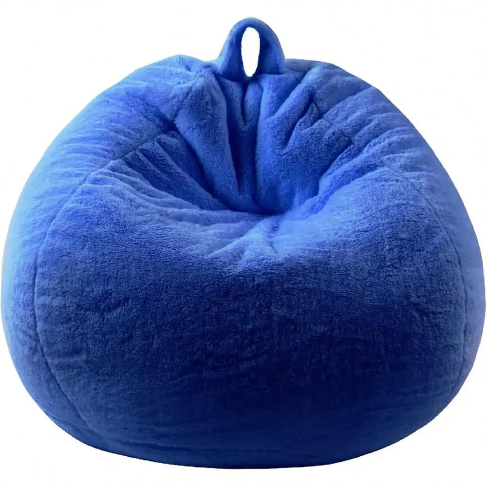 Copertura per Pouf Morbido e Confortevole, Imbottitura Non Inclusa, Copertura per Pouf a Forma di Animale in Peluche Soffice, Adatta per Divano Grande