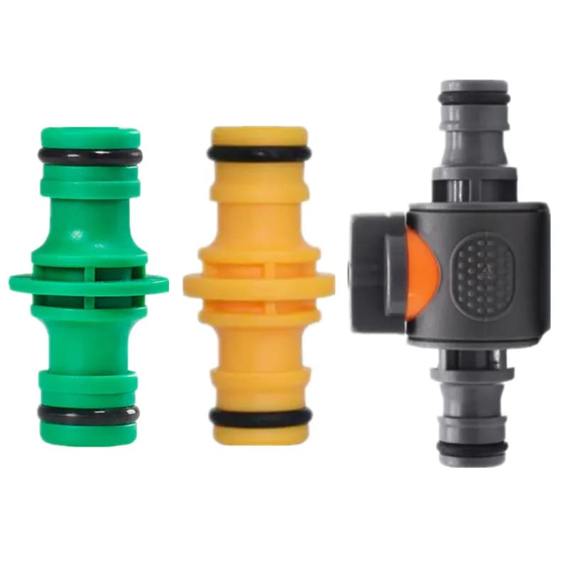 2 Way Garden Hose Connector Joiner Male Coupler Water Pipe Tap Male 1/2" Watering Equipment Garden watering Hose Connector