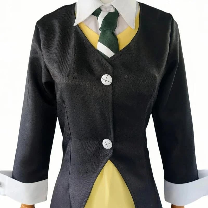 COSSoul Eater Maka Albarn Cosplay Costume Jacket Coat Skirt Wig Set Anime Death Shokunin Girl Uniform Woman Sexy Party Sui