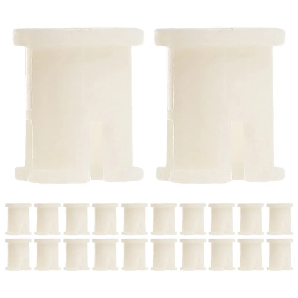30Pcs Office Chair Caster Socket Insert Sleeves Scratch Resistant Plastic Parts for Gaming Chair Desk Accessories