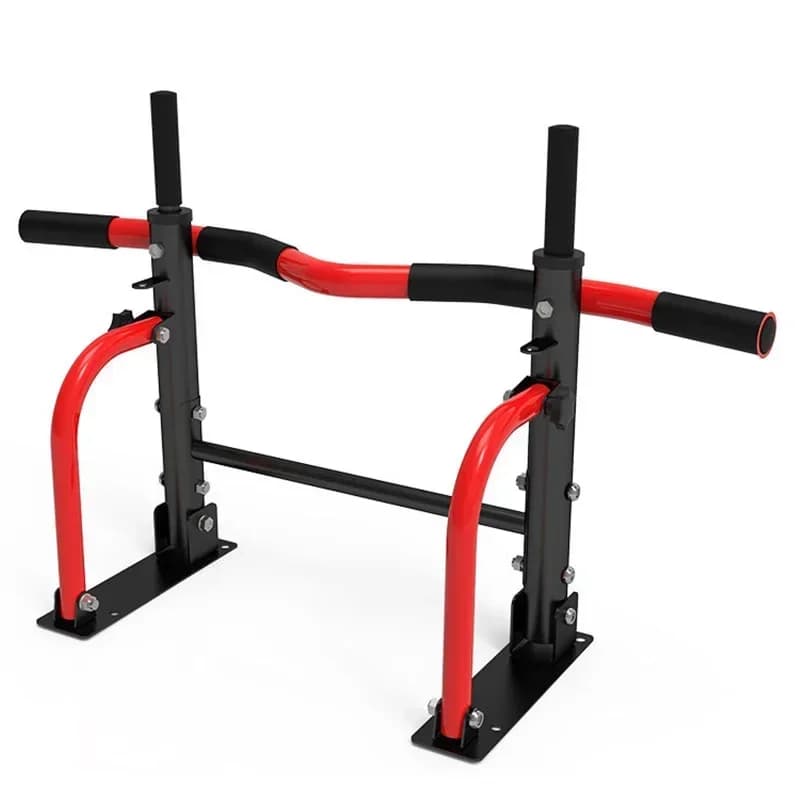 Multifunctional single-bar pull-up machine, tube-wall pull-up bar, single and double bar indoor fitness equipment for exercise.
