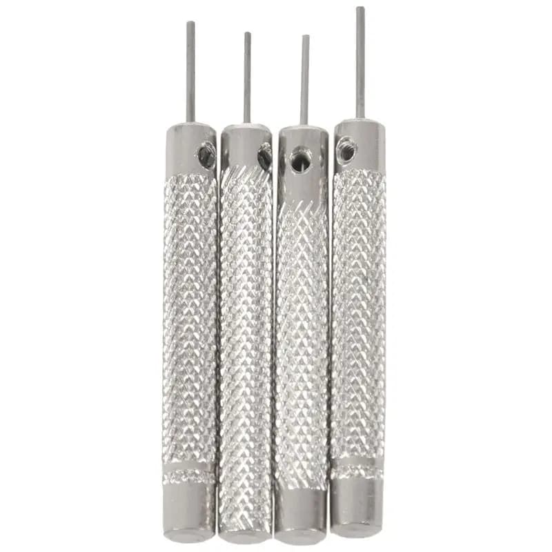 A95D-4 pezzi punch link pin rimozione 0,7 mm/0,8 mm/0,9 mm/1,0 mm cinturino per orologiaio cinturino in acciaio