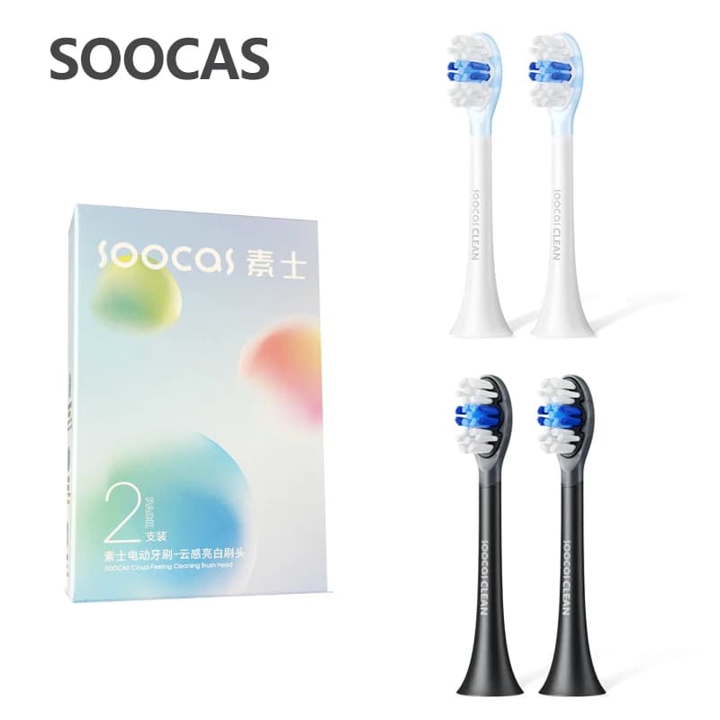SOOCAS X3S Original Replacement Heads for Sonic Electric Brushes SOOCAS X3U/X3pro/D2/D3S/D5