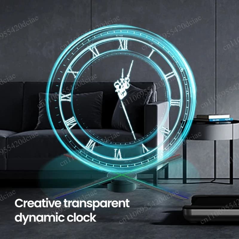 Orologio da Parete Digitale LED 3D, Design Moderno Cyberpunk, Grande Orologio Artistico per Decorazione Casa