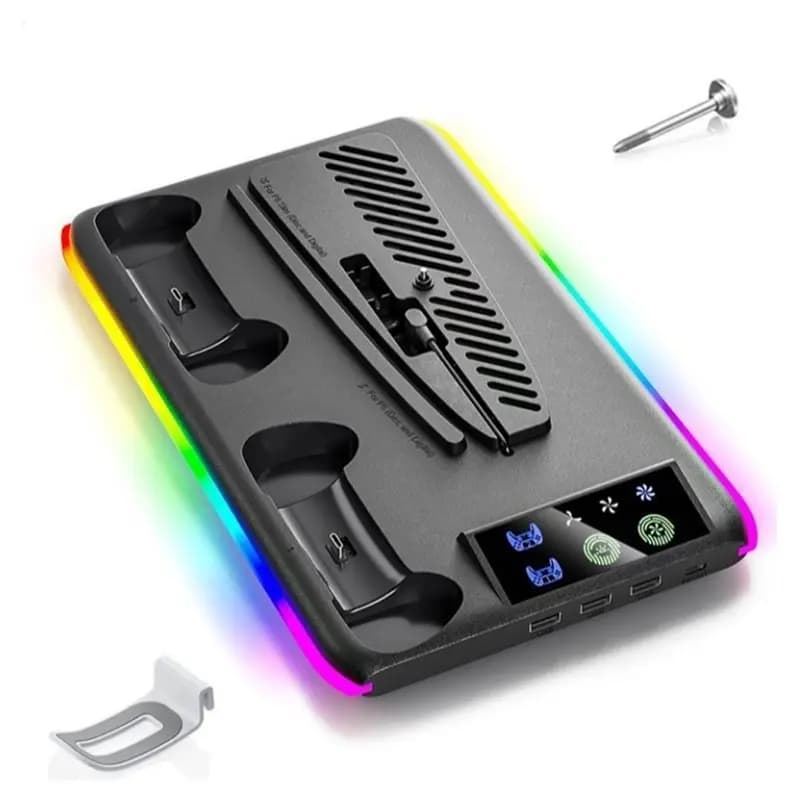 For PLAYSTATION For Sony PS5 Stand For PS5 Pro Slim Support Cooler Fan Base Holder Control Game Accessories