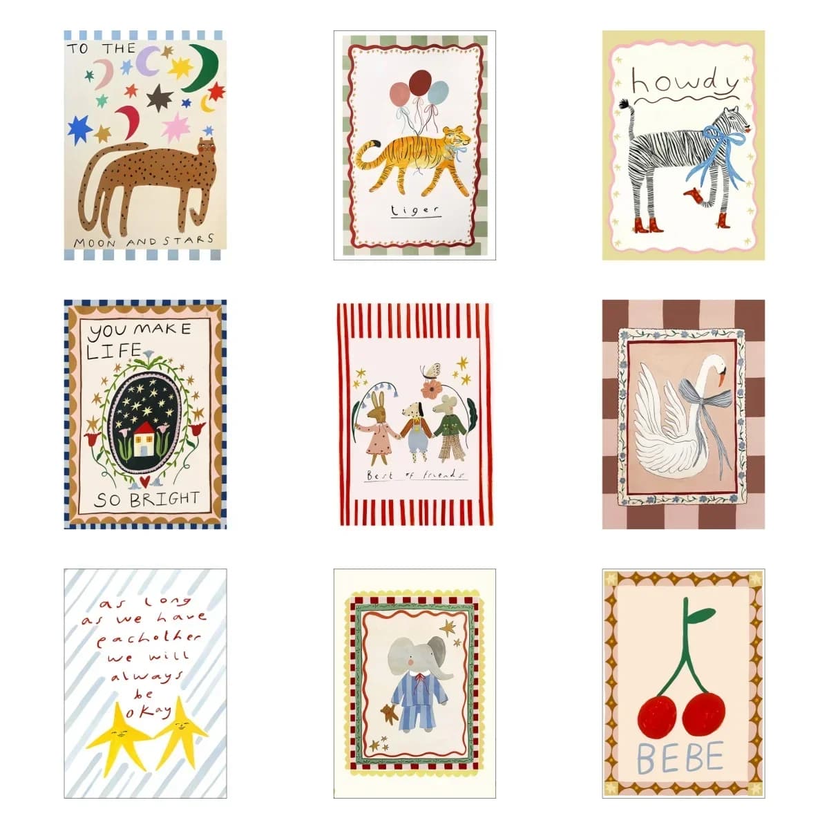 Newborn Photography Background Painting 25simple Nordic Ins Art Poster Decorative Painting Core Sticker Children's Room Paint