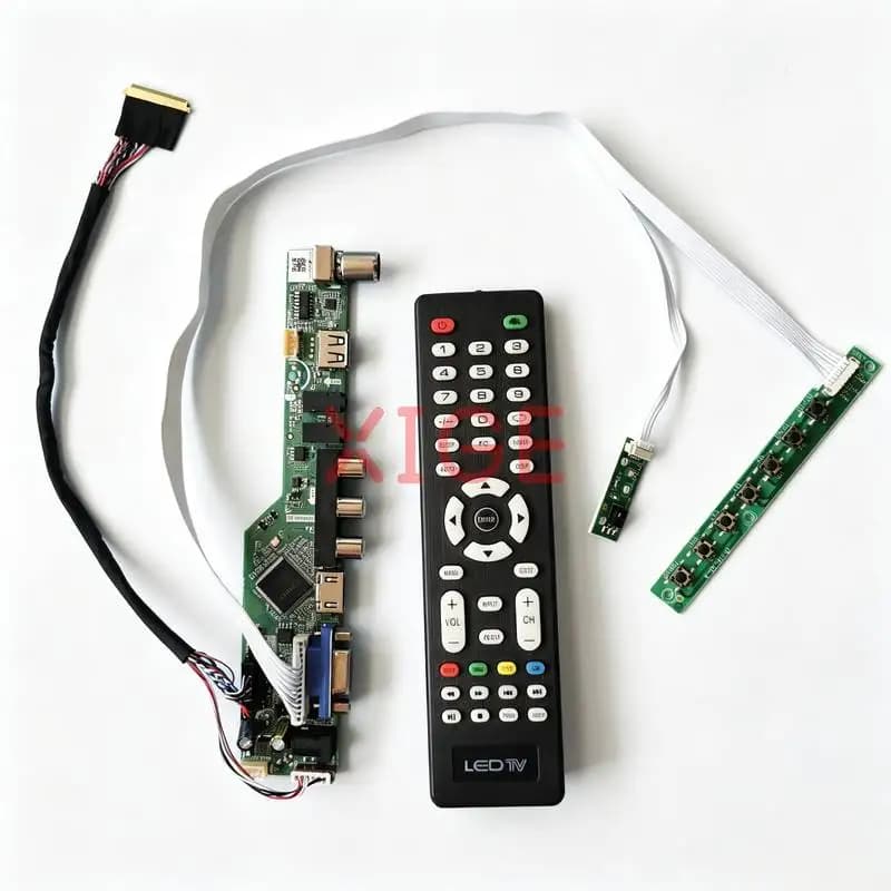 Drive Board Fit LTN121AT11 LTN133AT16 HSD101PWW1 B101EW05 1280*800 1280x800 LVDS-40Pin USB+AV+VGA+HDMI Laptop Display Screen Kit