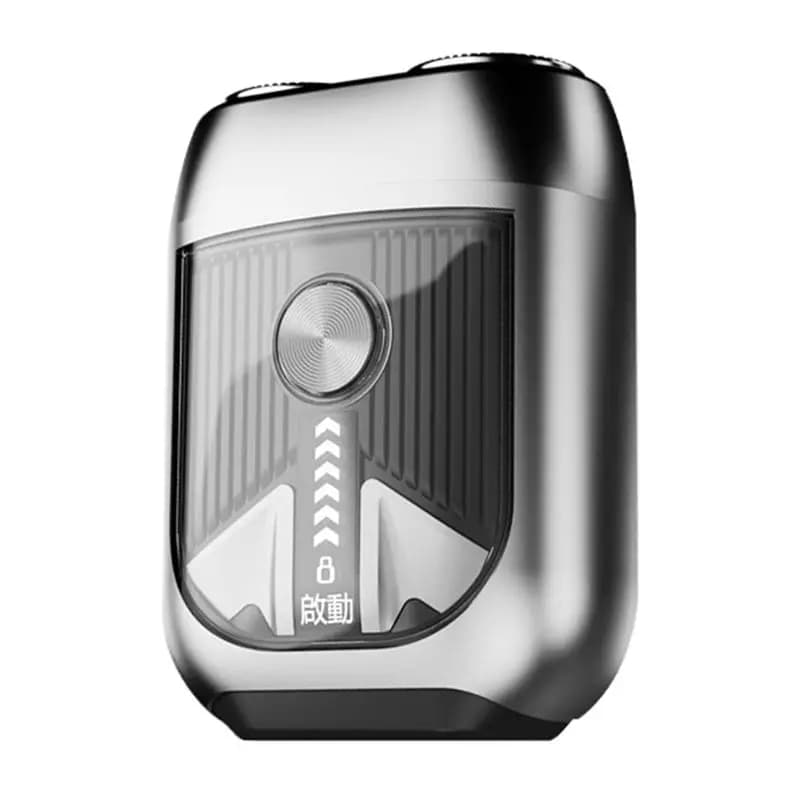 A005-Electric Shaver Rechargeable Aluminum Alloy Magnetic Double Head Shaver IPX7 Waterproof Portable Men Beard Trimmer