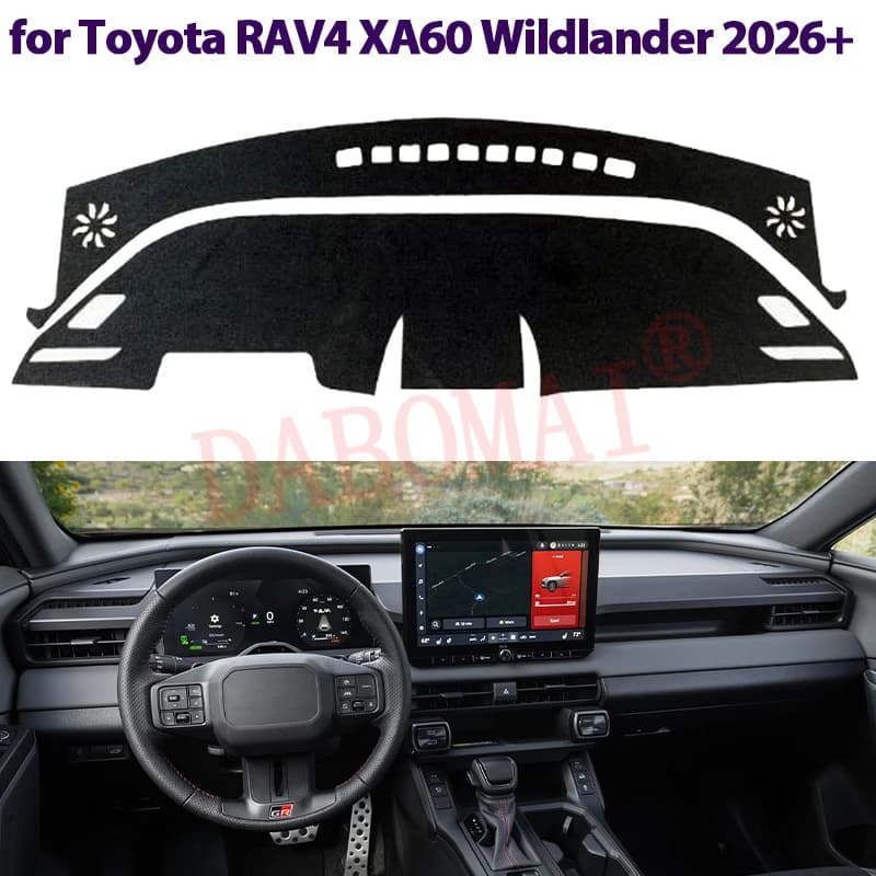 Car Dashboard Sun Shade Cover for Toyota RAV4 XA60 Wildlander Suzuki Across GR Sport 2026+ Mat Avoid Light Pad Anti-UV Carpet