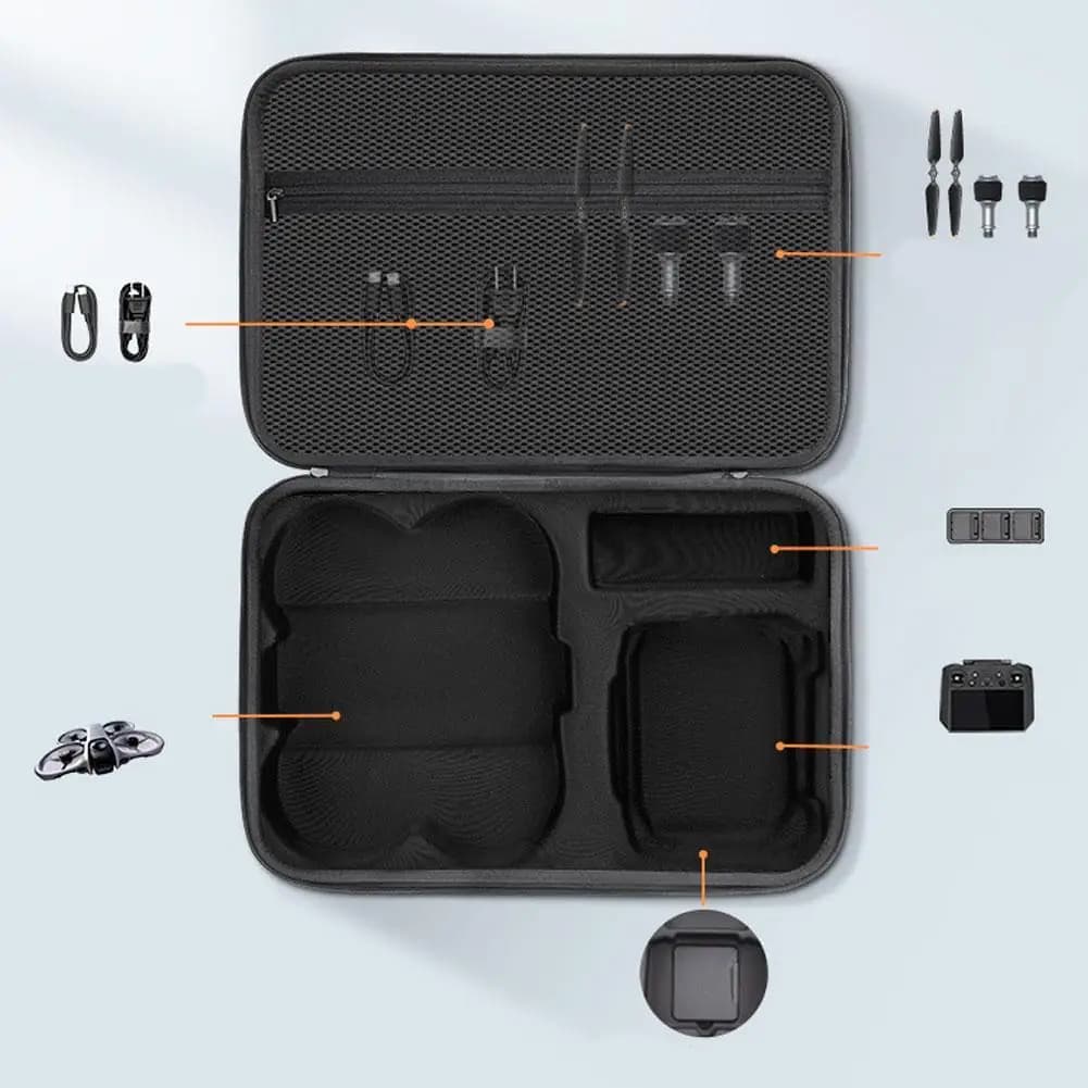 Borsa portaoggetti 360 per DJI Avata, custodia protettiva rigida portatile, zaino per drone