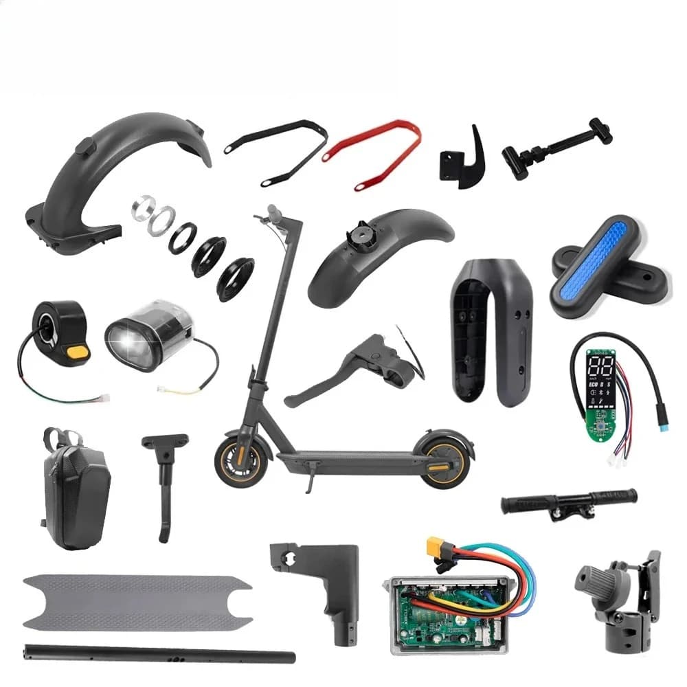 Per Ninebot Max G30 E-Scooter Vari Riparazione Pezzi di Ricambio Controller Cruscotto Parafango Leva del Freno Forcella Anteriore Base Del Piede Pad
