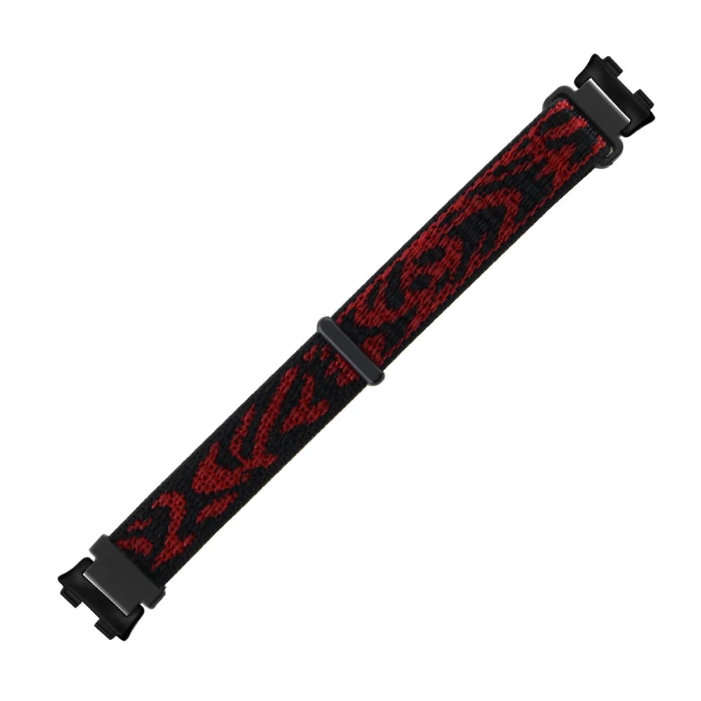 Cinturino per orologio in nylon con velcro per Honor Band 4/5, cinturino sportivo regolabile di ricambio alla moda, delicato sulla pelle, a sgancio rapido