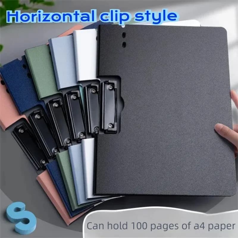 Cartelle Portadocumenti A4 con Clipboard e Copertina per Organizzazione Documenti, per Ufficio e Scuola WJJ04