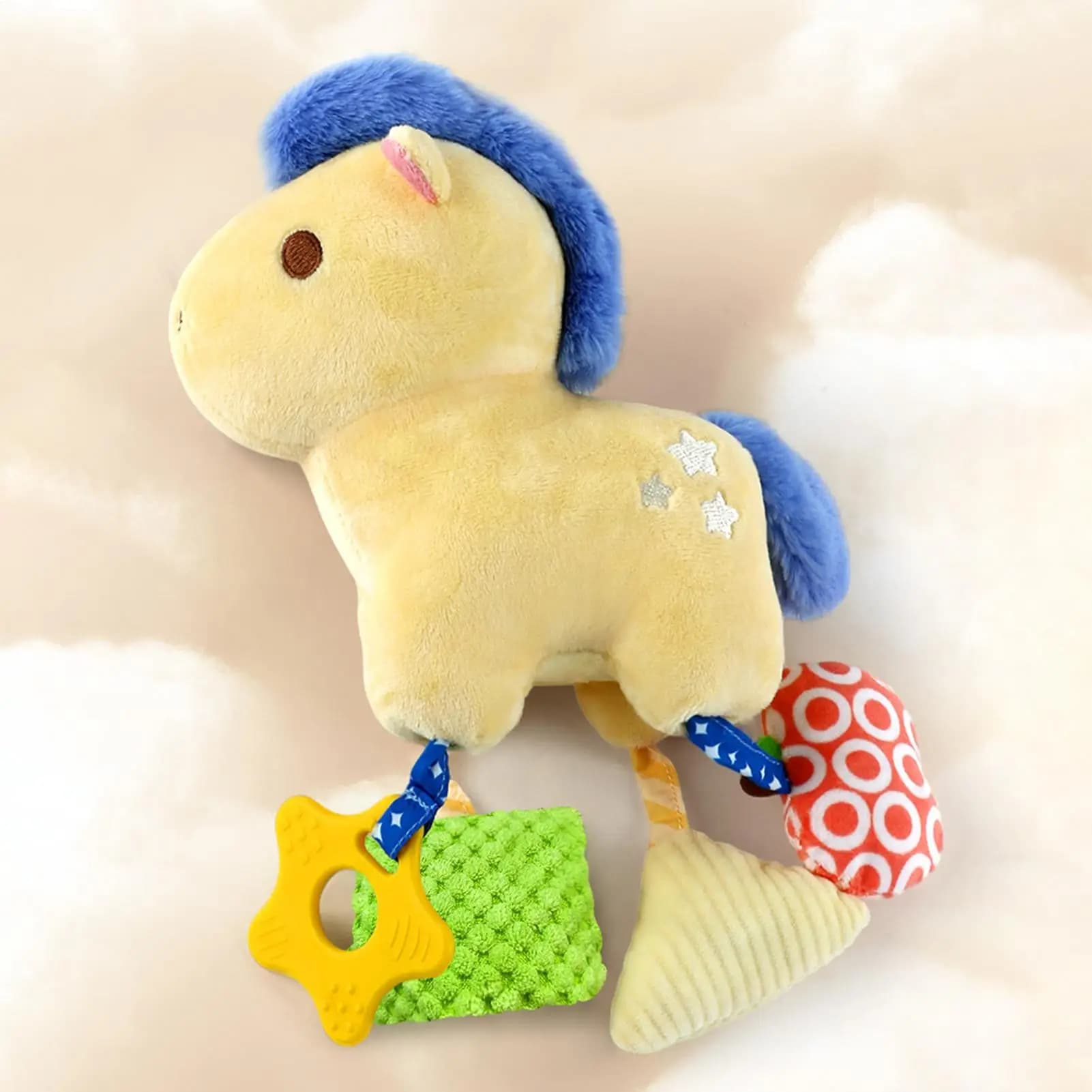 Mobile per Culla Cavallo Capodanno Cinese, Sonaglio per Bambini, Campanella da Letto Calmante per Neonati e Bambini, per Cameretta, Casa, Viaggio, Passeggino, Auto, Strada