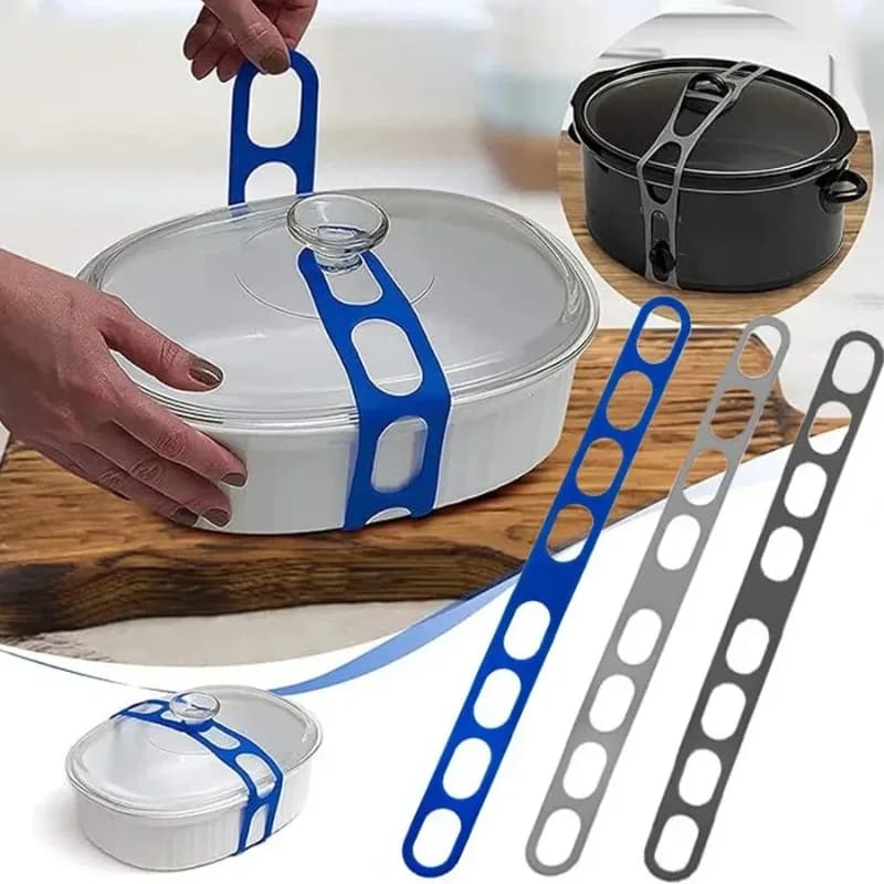 54 cm Silicone Elastic Belt for Covers, Universal Support for Pentol Covers and Containers, Exterior Cutlery Accessories