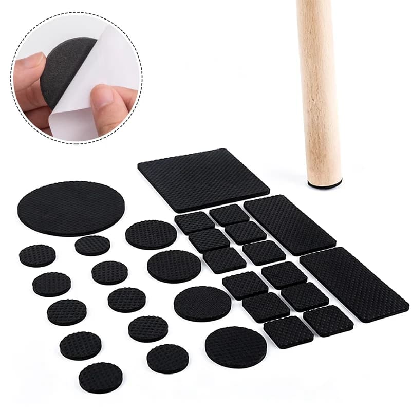 Chair Foot Pad Furniture Leg Feet Protector Pad Anti-Skid Scratch DIY Resistant Furniture Feet Floor Protector Pads