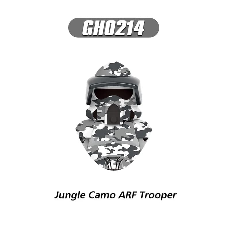 ARF Commander Trauma Building Blocks Clone 501st ARF Trooper Boomer Mattoni Jungle Camo Figura Mini Figurine Bambini G0127 Giocattoli