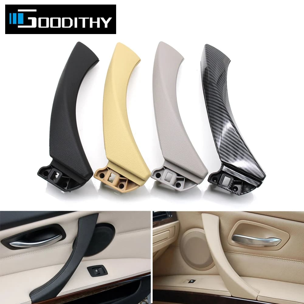 Kit maniglia porta interna LHD RHD con gruppo rivestimento di copertura di ricambio per BMW Serie 3 E90 E91 E92 316 318 320 325 328i